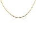 Collier Danae Maille Plaquette Alternee 1/1 Or Bicolore - Chaines Homme | Histoire d’Or