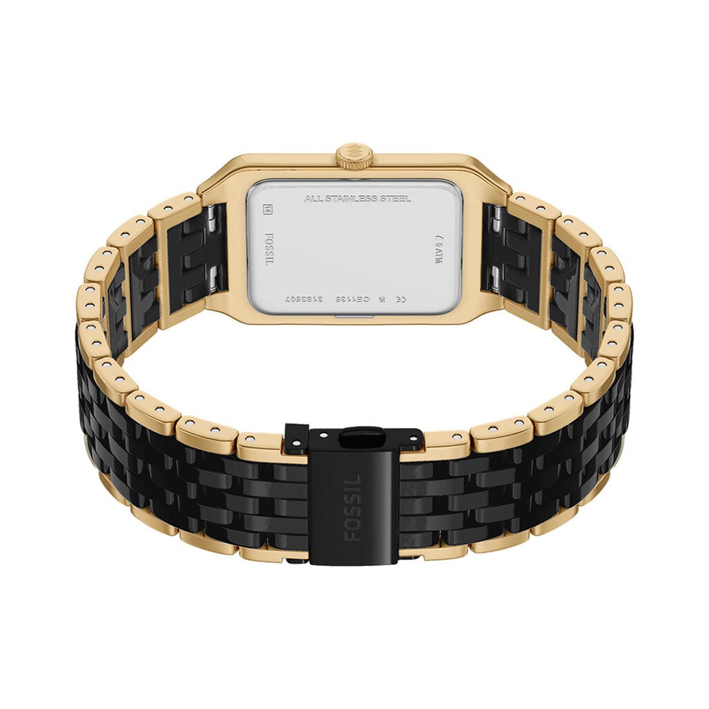 Montre Fossil Raquel Noir - Montres Femme | Histoire d&rsquo;Or