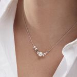 Collier Giacobbe Argent Blanc Perle De Culture - Colliers fantaisie Femme | Histoire d&rsquo;Or