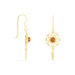 Boucles D'oreilles Pendantes Lona Argent Jaune Ambre - Boucles d'Oreilles Attrape rêves Femme | Histoire d’Or