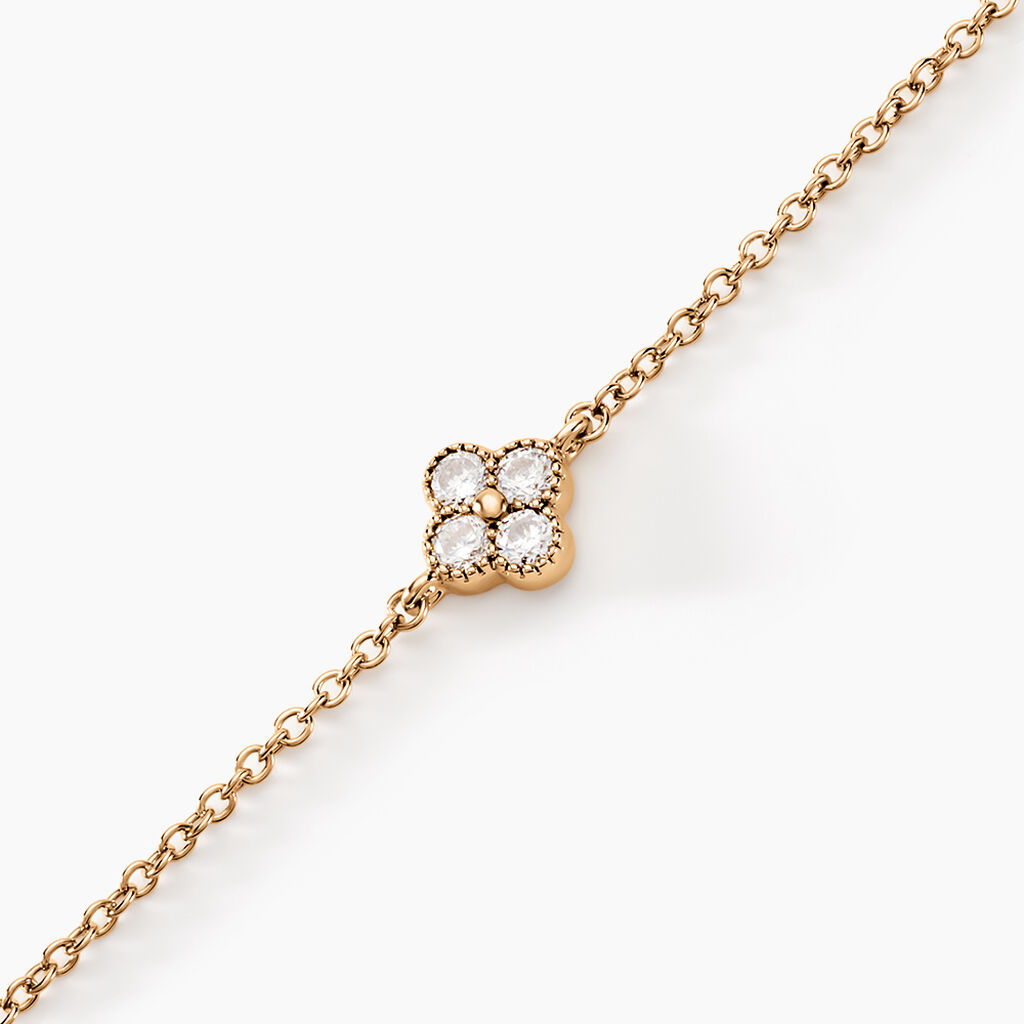 Bracelet Laurelle Plaqué Or Doré Oxyde De Zirconium - Bracelets Femme | Histoire d’Or