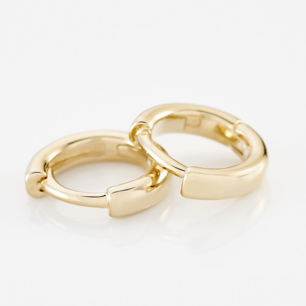 Créoles Plaqué Or Eva - Boucles d'oreilles créoles Femme | Histoire d’Or