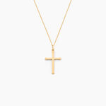 Pendentif Alyssa Croix Or Jaune - Pendentifs Communion Femme | Histoire d&rsquo;Or