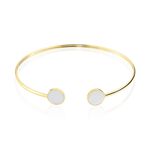 Bracelet Jonc Heida Or Jaune Nacre - Bracelets joncs Femme | Histoire d&rsquo;Or