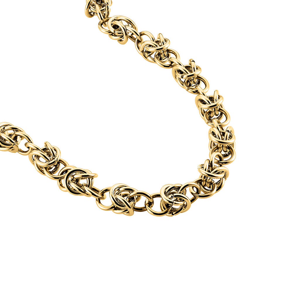 Collier Huda Acier Jaune - Colliers fantaisie Femme | Histoire d&rsquo;Or