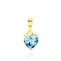 Pendentif Miyah Or Jaune Topaze
