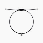 Bracelet Lyllie Argent Blanc Oxyde De Zirconium - Bracelets cordon Femme | Histoire d&rsquo;Or