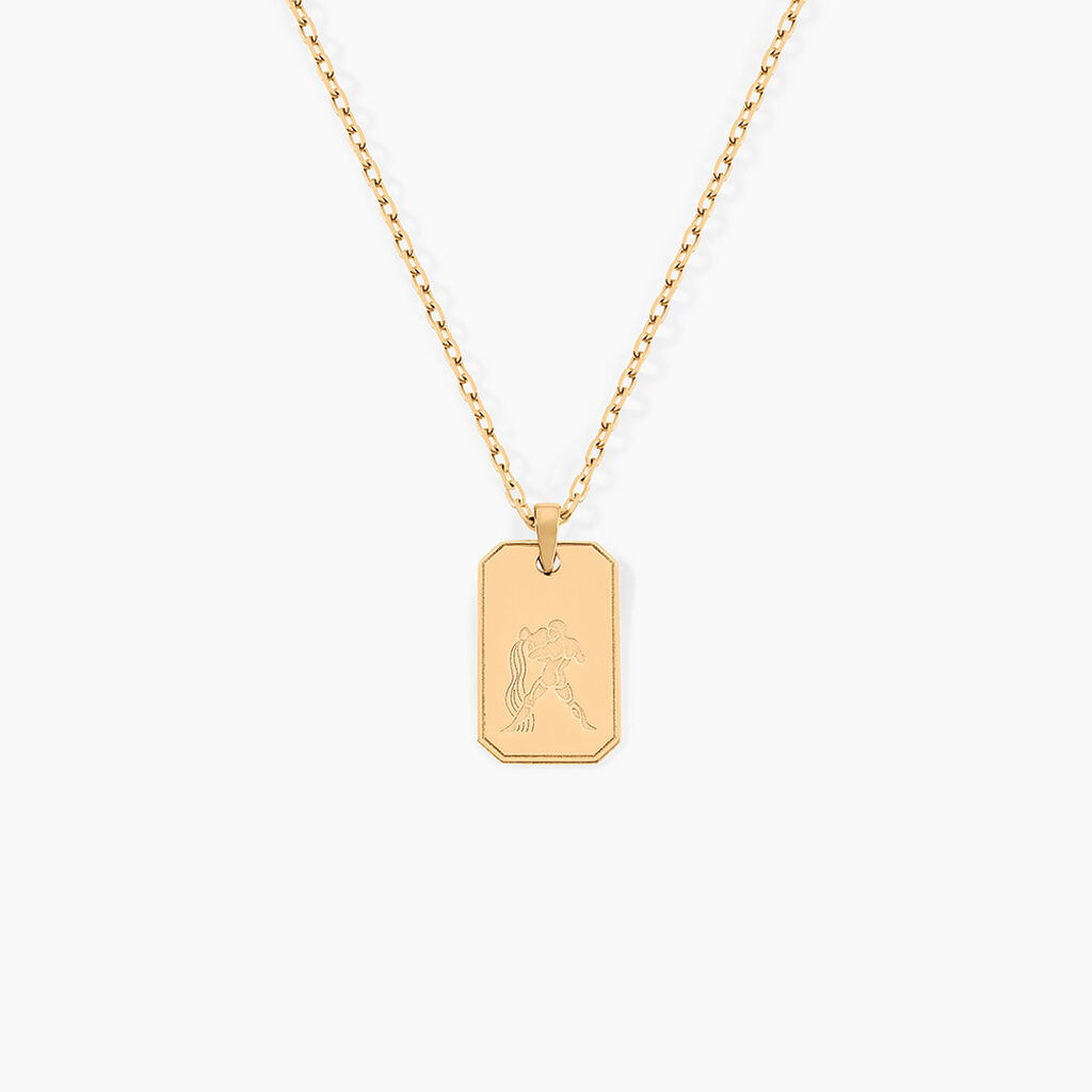 Collier Plaqué Or Quintien - Colliers Zodiaque Homme | Histoire d’Or