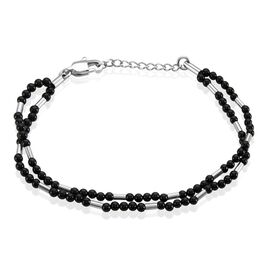 Bracelet Acier Blanc Augusto Agate - Bracelets fantaisie Homme | Histoire d’Or
