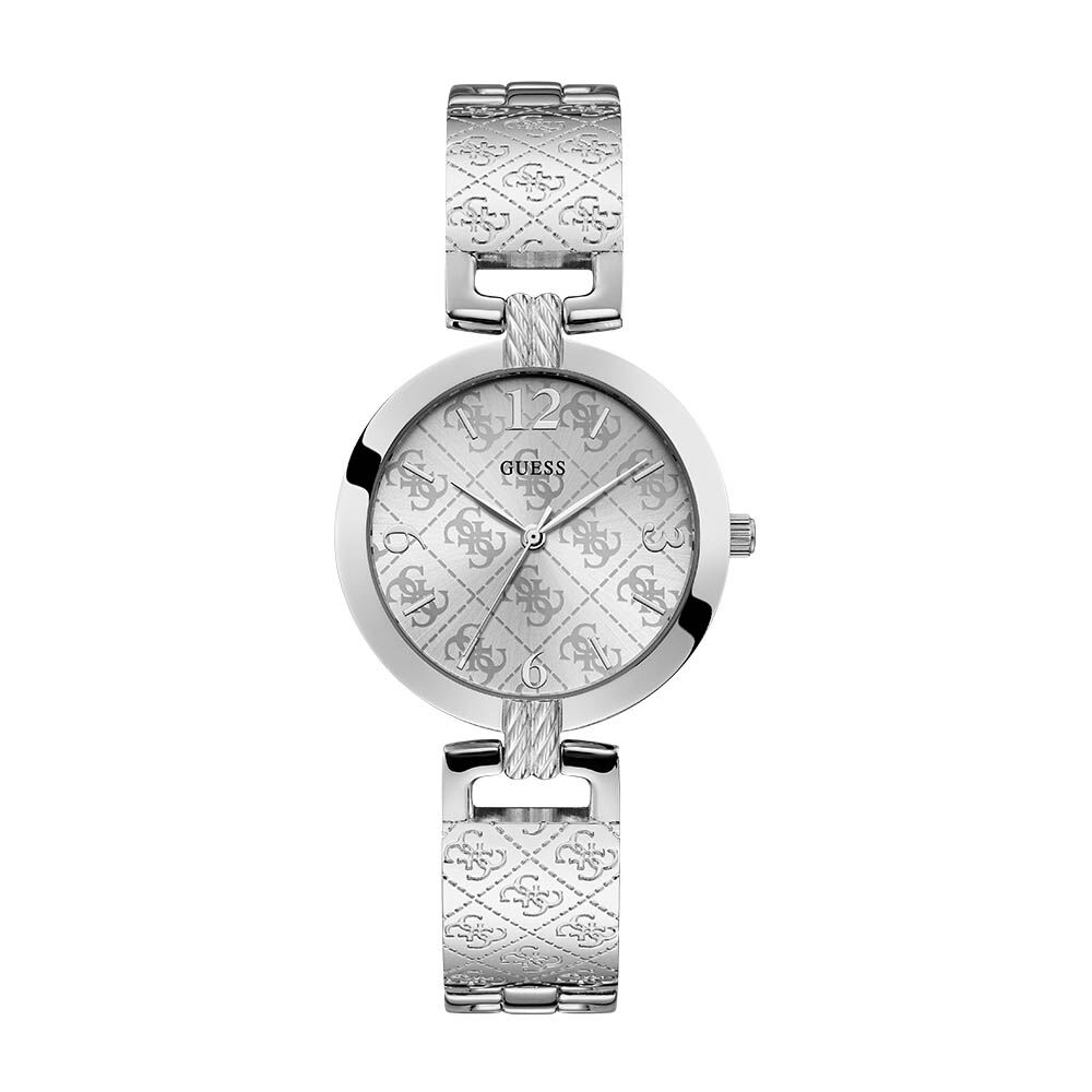 Montres Guess W1228L1 Acier Clip Blanc Ronde - HIMFBQF0N20 • Histoire d'Or