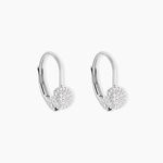 Boucles D'oreilles Pendantes Ursilla Or Blanc Diamants - Boucles d'oreilles pendantes Femme | Histoire d&rsquo;Or