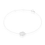 Bracelet Aicha Or Blanc Diamant - Bracelets Femme | Histoire d&rsquo;Or