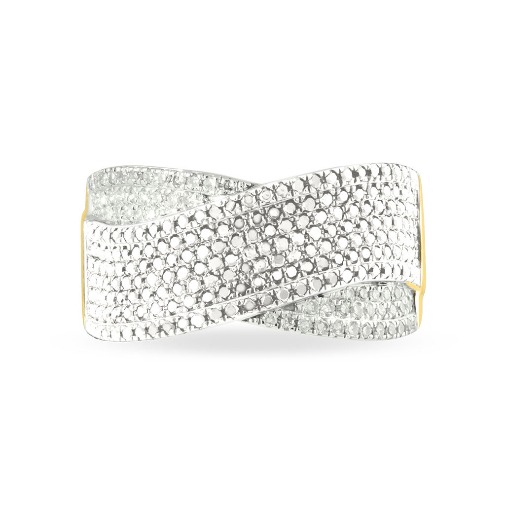 Bague Elyne Or Jaune Diamant - Bagues avec pierre Femme | Histoire d’Or