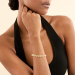 Bracelet Allure Argent Jaune - Bijoux sans pierre Femme | Histoire d&rsquo;Or