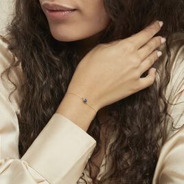 Bracelet Campsis Or Jaune Lapis Lazuli - Bracelets Femme | Histoire d’Or