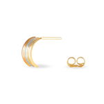 Cr&eacute;oles Igora Or Tricolore - Boucles d'oreilles cr&eacute;oles Femme | Histoire d&rsquo;Or