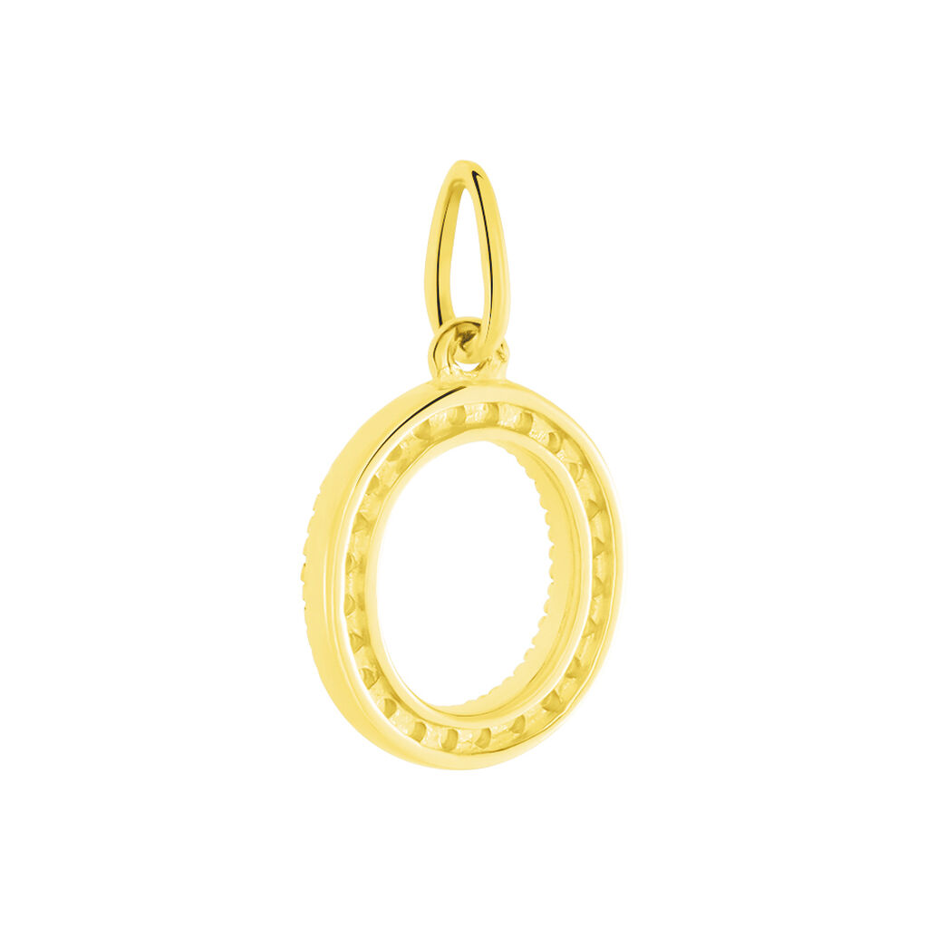 Pendentif Lettre O Or Jaune Oxyde - Pendentifs Famille | Histoire d’Or