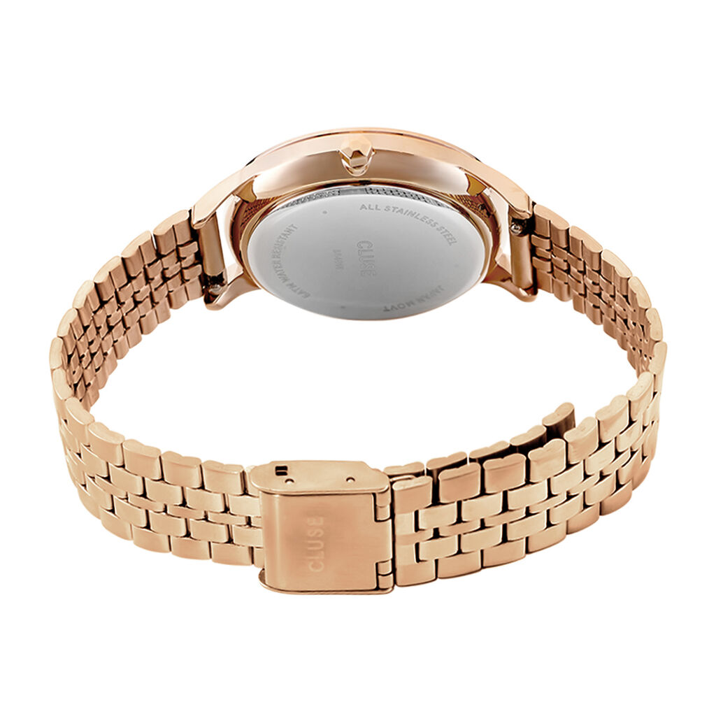Montre Cluse Minuit Multifonction Blanc - Montres Femme | Histoire d&rsquo;Or
