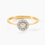 Bague Charletta Or Jaune Diamant - Bagues solitaires Femme | Histoire d&rsquo;Or