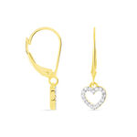 Boucles D'oreilles Pendantes Ursa Or Jaune Diamant - Boucles d'oreilles pendantes Femme | Histoire d&rsquo;Or