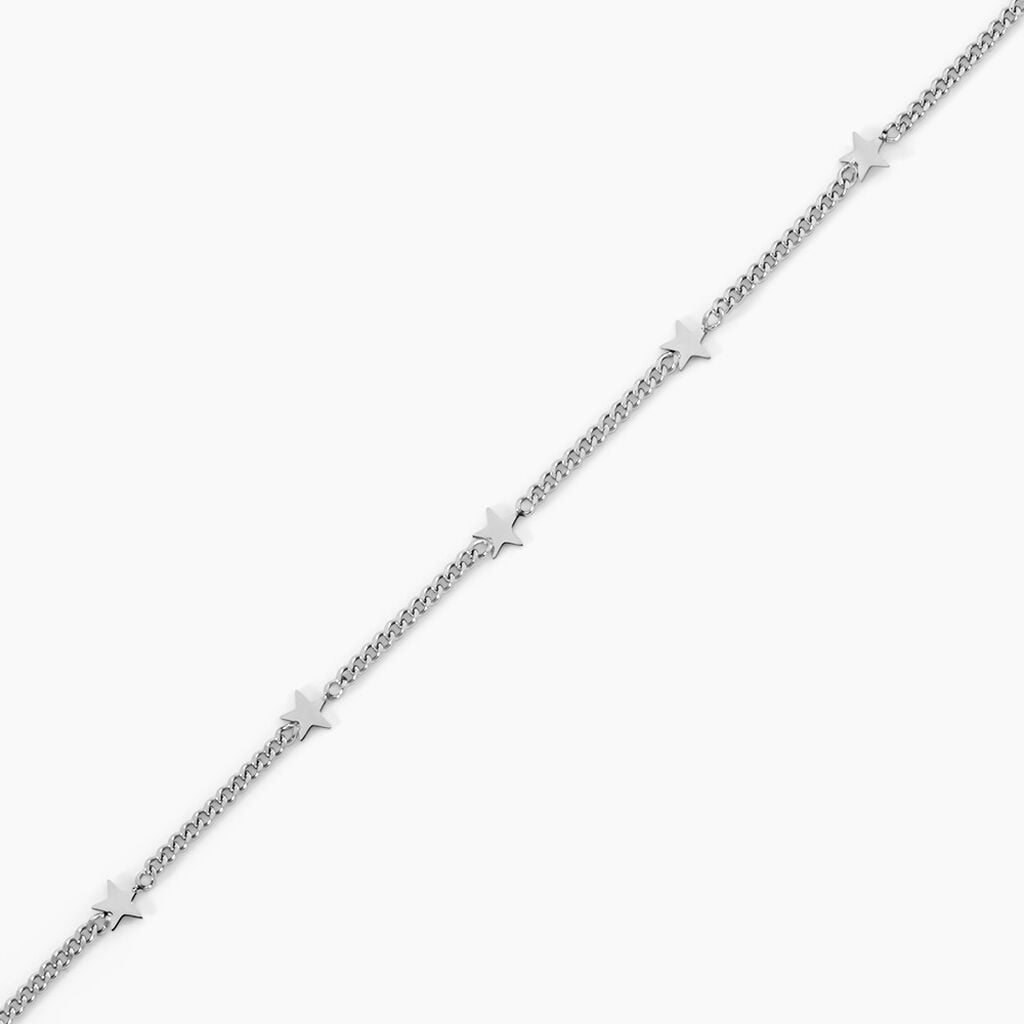 Bracelet Eva Acier Blanc - Bracelets fantaisie Femme | Histoire d&rsquo;Or