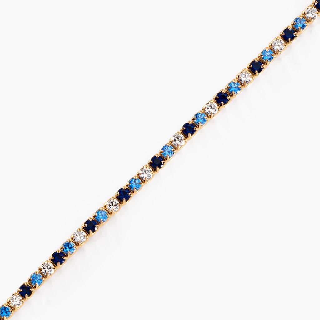 Bracelet Zoelia Plaqu&eacute; Or Jaune Pierres De Synth&egrave;se - Bracelets Femme | Histoire d&rsquo;Or