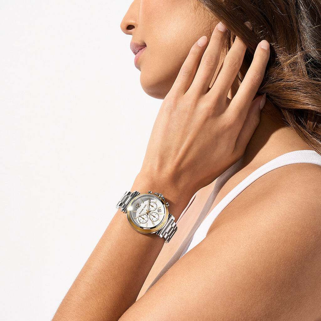 Montre Michael Kors Maren Blanc - Montres Femme | Histoire d’Or