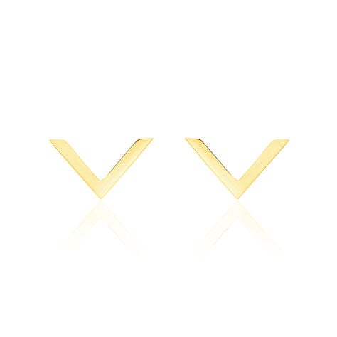 Boucles D'oreilles Puces Ella Or Jaune - Clous d'oreilles Femme | Histoire d’Or