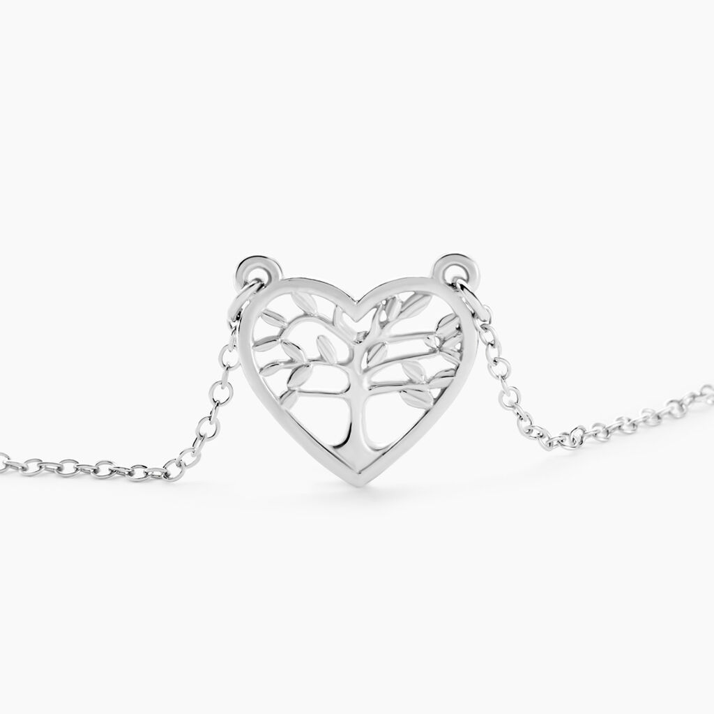 Collier Elwenn Argent Blanc - F&ecirc;te des m&egrave;res Femme | Histoire d&rsquo;Or