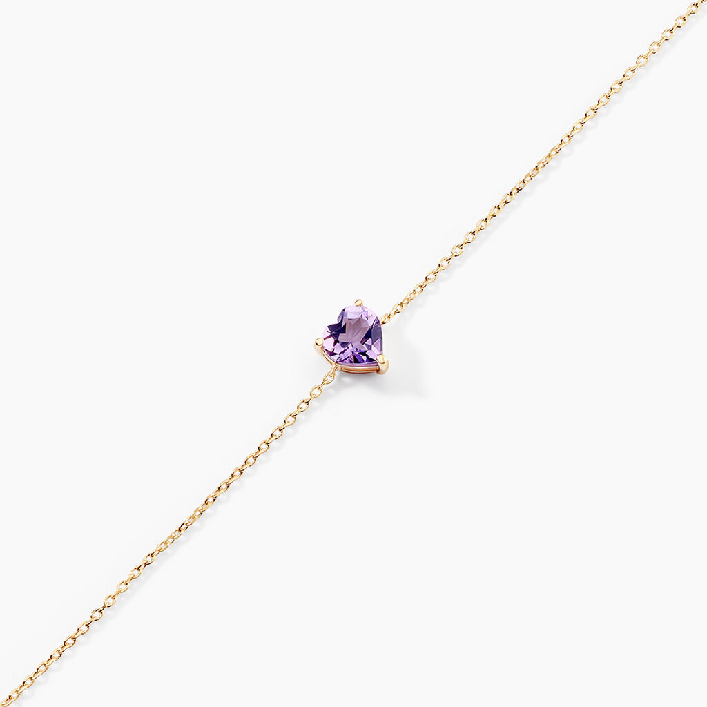 Bracelet Tender Love Or Jaune Am&eacute;thyste - Bracelets Femme | Histoire d&rsquo;Or