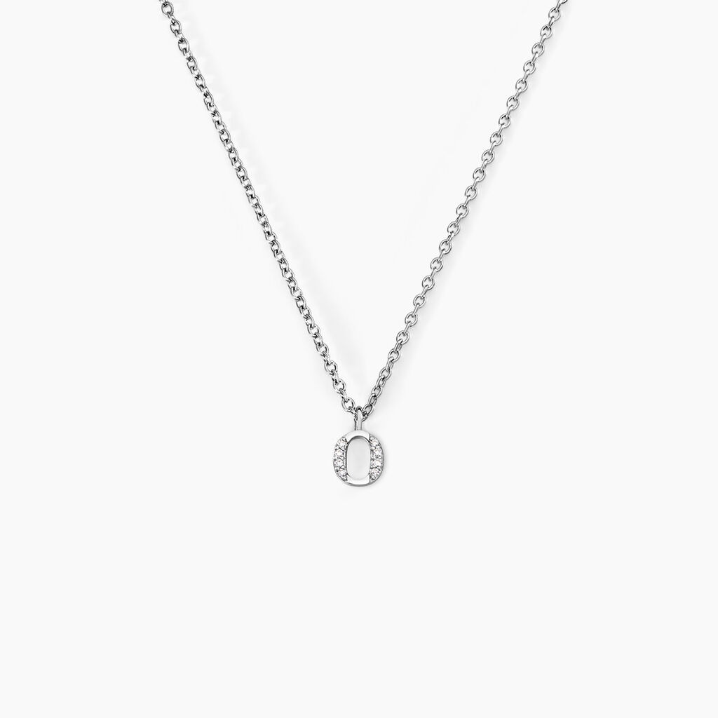 Collier Neruda Argent Blanc Oxyde De Zirconium - Colliers fantaisie Femme | Histoire d’Or
