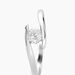 Bague Solitaire Camilia Or Blanc Oxyde De Zirconium - Bagues solitaires Femme | Histoire d’Or