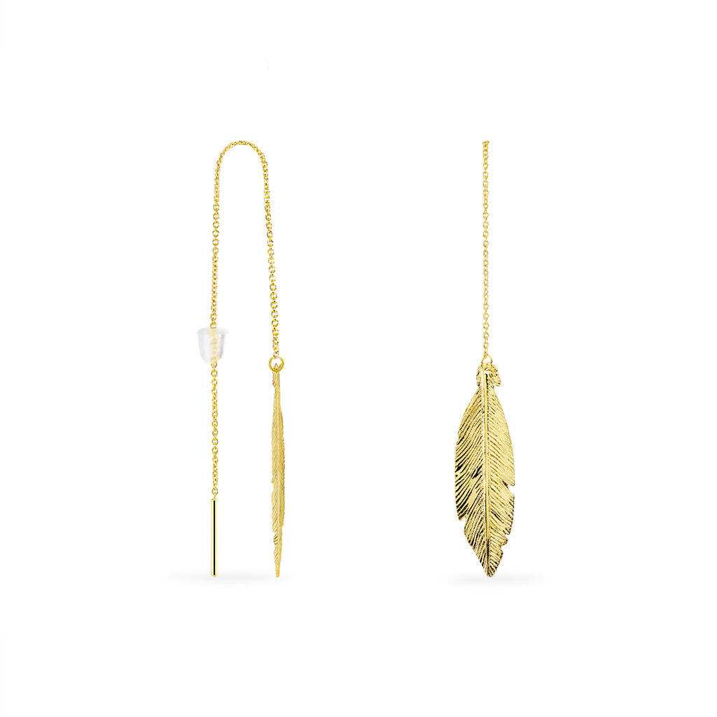 Boucles D'oreilles Pendantes Soline Or Jaune - Boucles d'oreilles pendantes Femme | Histoire d’Or