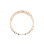 Bague Constance Or Rose Diamant - Bagues avec pierre Femme | Histoire d&rsquo;Or