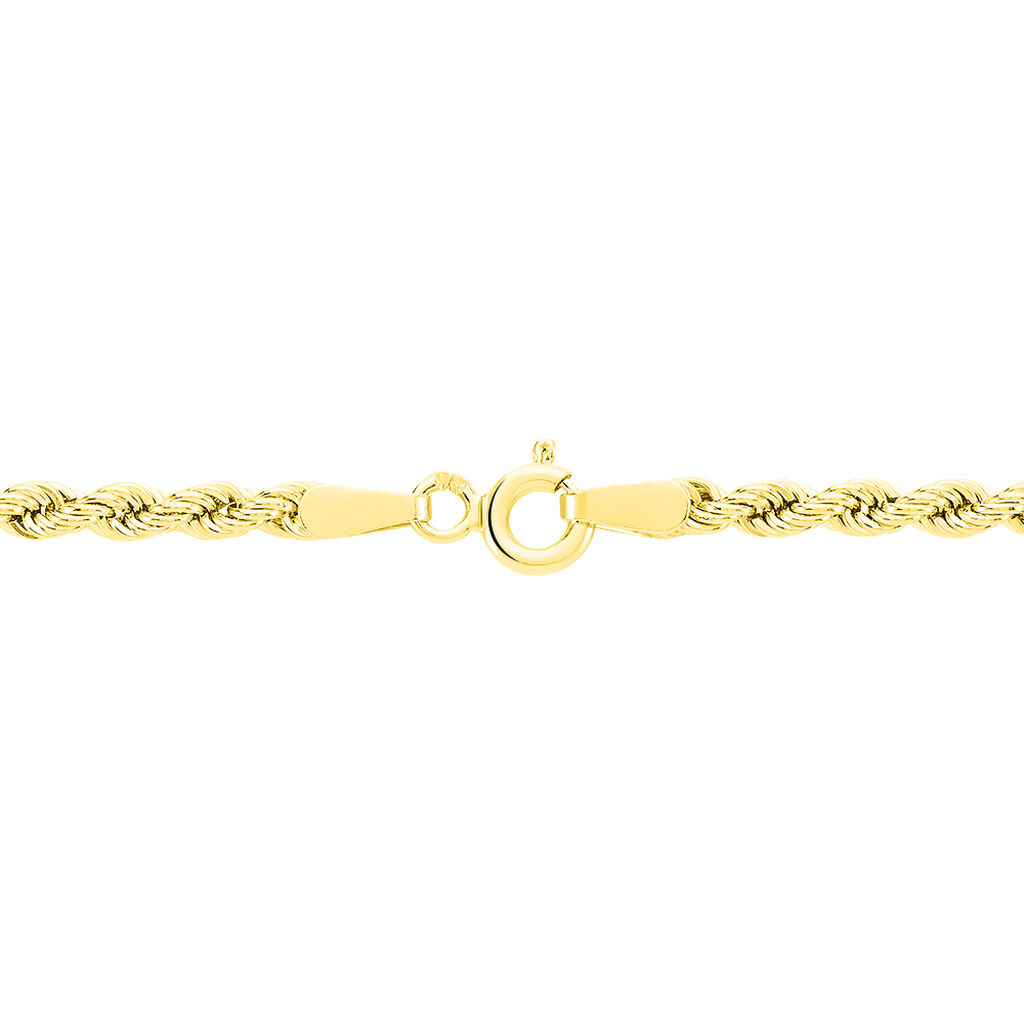 Collier Jerry Maille Corde Or Jaune - Chaines Femme | Histoire d’Or