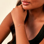 Bracelet Serenya Or Jaune Diamant Synth&eacute;tique - Bracelets Femme | Histoire d&rsquo;Or