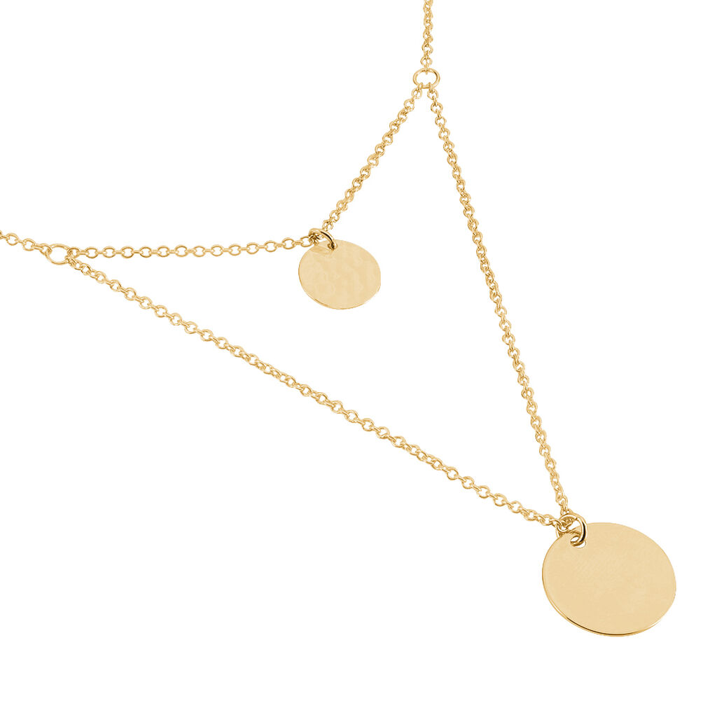 Collier Nuala Plaqu&eacute; Or Jaune - Colliers doubles et triples cha&icirc;nes Femme | Histoire d&rsquo;Or