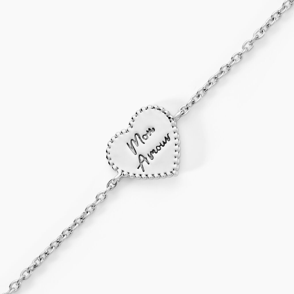 Bracelet Tiffen Argent Blanc - Bracelets Femme | Histoire d&rsquo;Or