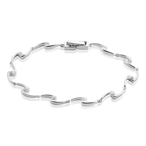 Bracelet Ezia Argent Blanc Oxyde De Zirconium - Bracelets Femme | Histoire d’Or