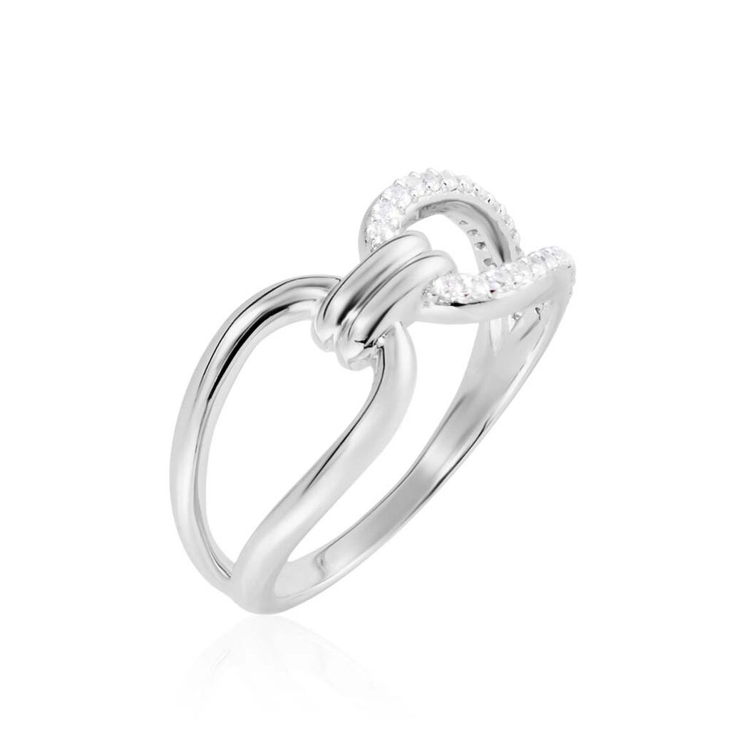 Bague Colas Argent Oxyde De Zirconium - Bagues avec pierre Femme | Histoire d’Or