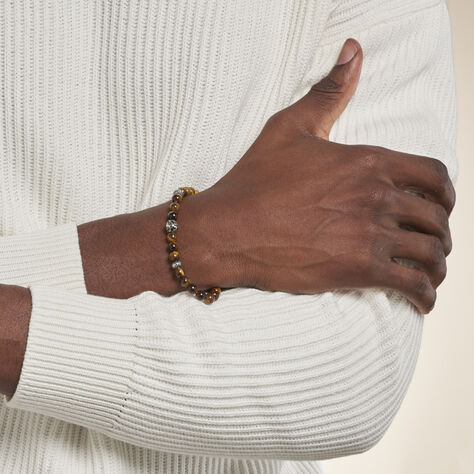 Bracelet Labhras Acier Blanc - Bracelets fantaisie Homme | Histoire d’Or