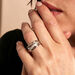 Bague Elodea Or Blanc Diamant - Bagues avec pierre Femme | Histoire d’Or