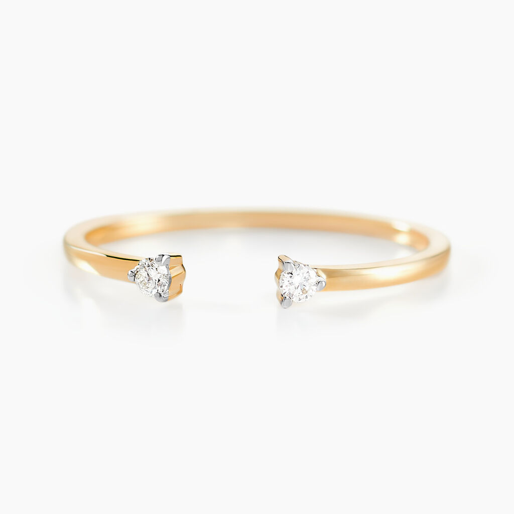 Alliance Les Inseparables Or Jaune Diamant - Alliances Femme | Histoire d’Or