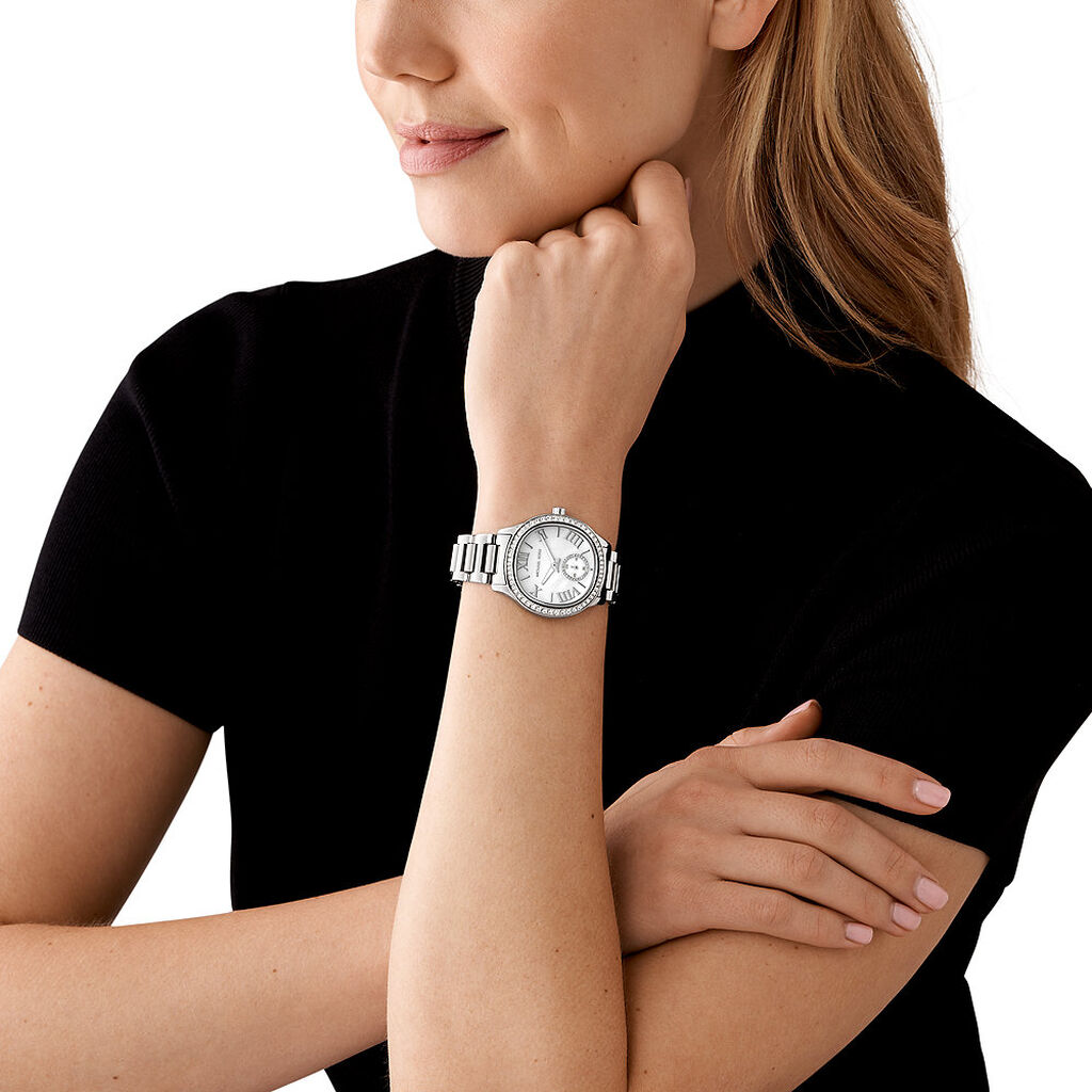 Montre Michael Kors Sage Nacre Blanche - Montres Femme | Histoire d’Or