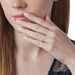Bague Or Blanc Oxyde De Zirconium - Bagues avec pierre Femme | Histoire d’Or