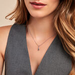 Collier Raven Argent Blanc - Ras de cou Femme | Histoire d&rsquo;Or