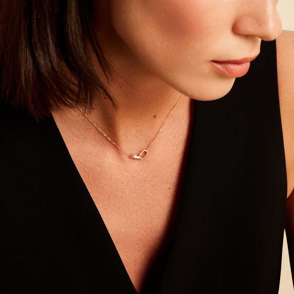 Collier Molana Or Jaune Diamant - Colliers Femme | Histoire d’Or