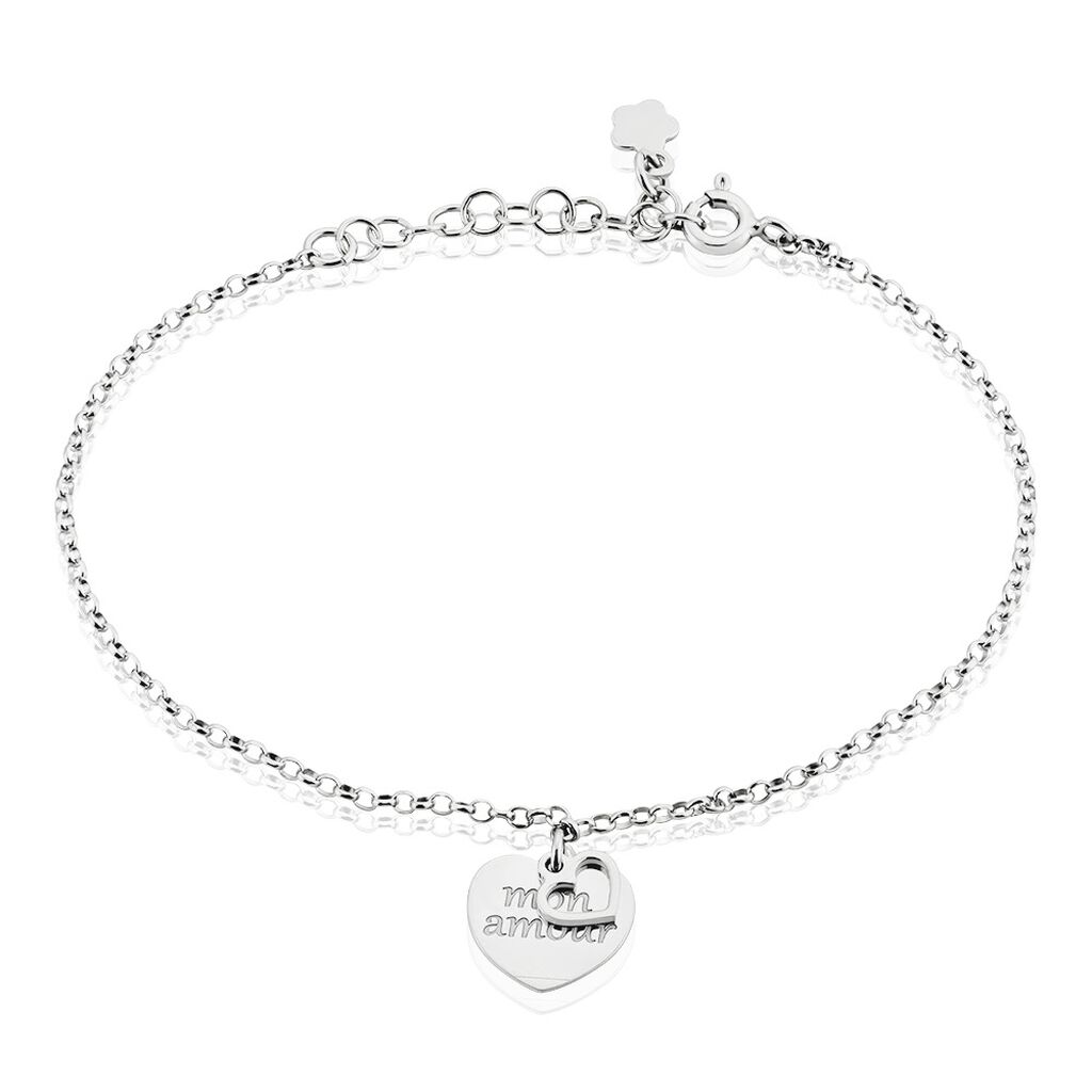 Bracelet Argent Blanc Euthalia - Bracelets Femme | Histoire d’Or