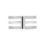 Bague Kirsten Argent Blanc Oxyde De Zirconium - Bagues avec pierre Femme | Histoire d&rsquo;Or