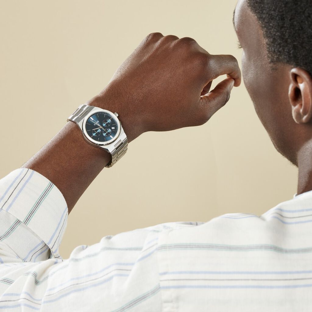 Montre Cluse Vigoureux Chrono Bleu - Montres Homme | Histoire d’Or